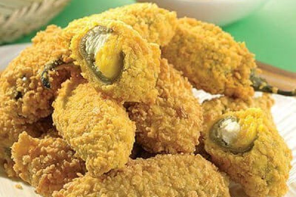 Jalapeños rellenos de queso
