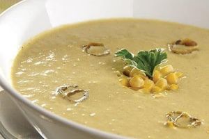 Crema de chile poblano