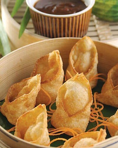 Gorritos de obispo rellenos de salmón