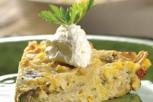 Pastel de pollo y elote