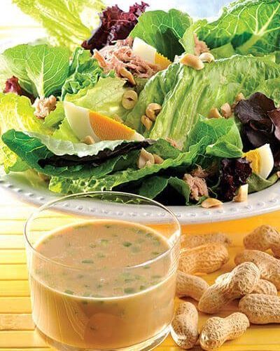 Aderezo de cacahuate para ensalada