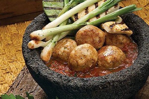 Albóndigas de pescado en salsa
