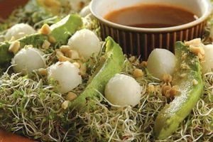 Ensalada de jícama con vinagreta de chile