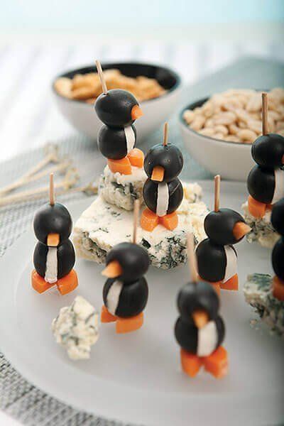 Pingüinos sobre hielo