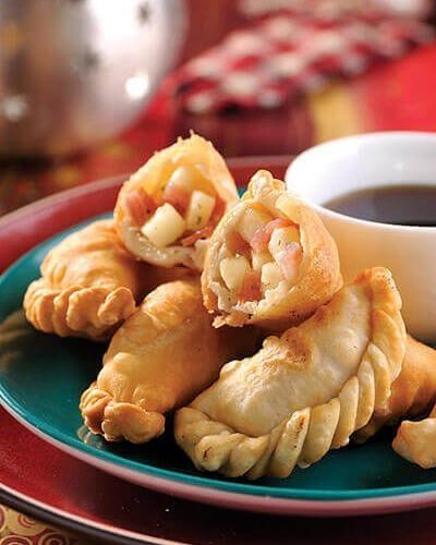 Empanadas de manzana con tocino
