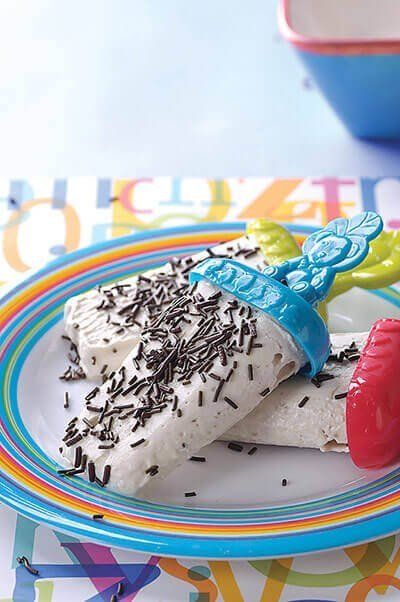 Paletas heladas de plátano