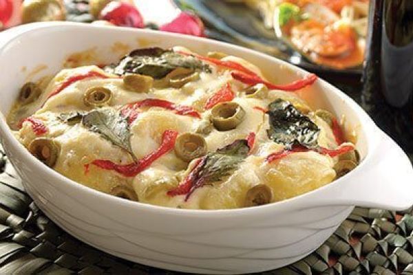 Pescado horneado con papas