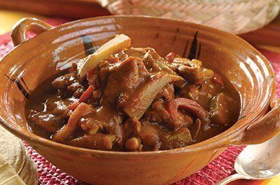 Guisado de cerdo con calabacitas